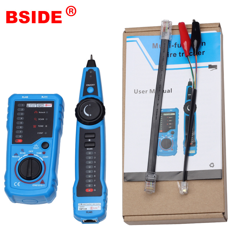 In-Stock Wholesale Fwt11 Network Line Finder Multi-Function Cable Line Tracer Line Tester Anti-Interference Telephone Line Checker