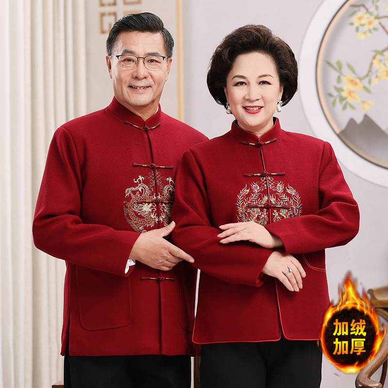 3223 dad summer wear 40-year-old 50 middle-aged and elderly short sleeve long sleeve Tang suit suit Grandpa summer Chinese style Men