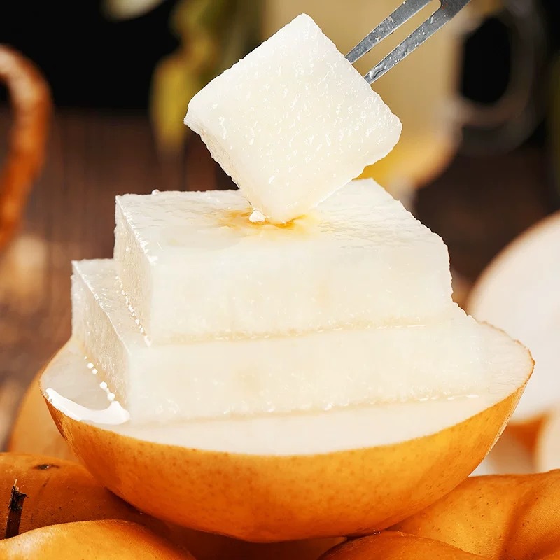 Shandong Laiyang Fengshui Pear Fresh Fruit Autumn Moon Pear Fresh Fruit Seasonal Freshly Picked Yellow-Skinned Pear Sweet and Juicy