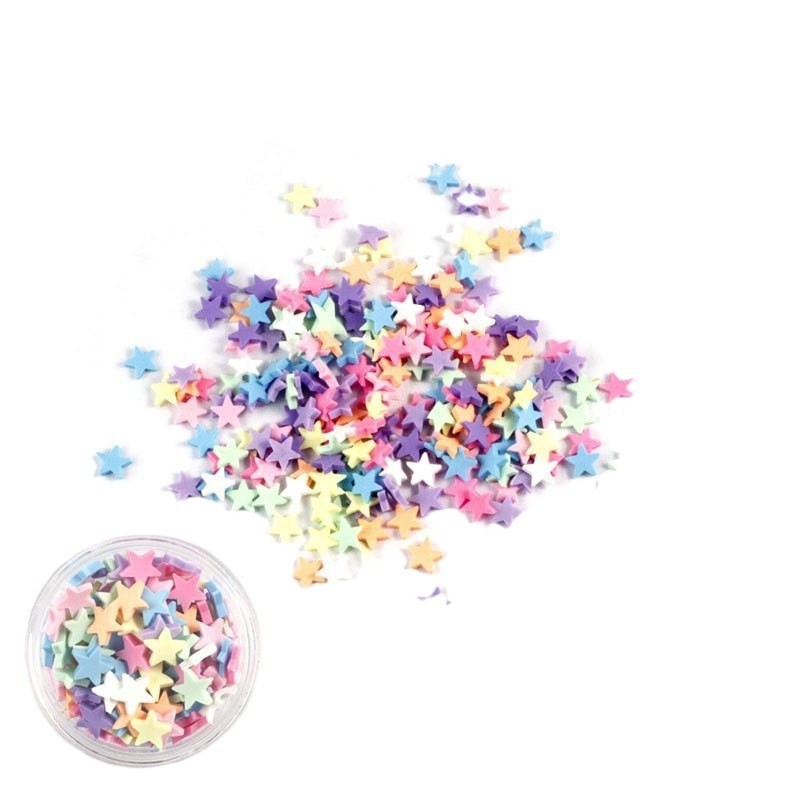 3g Soft Pottery Slices Apple Slices Fruit Cake Slices Glitter Sequins Handmade DIY Jewelry Material Bag