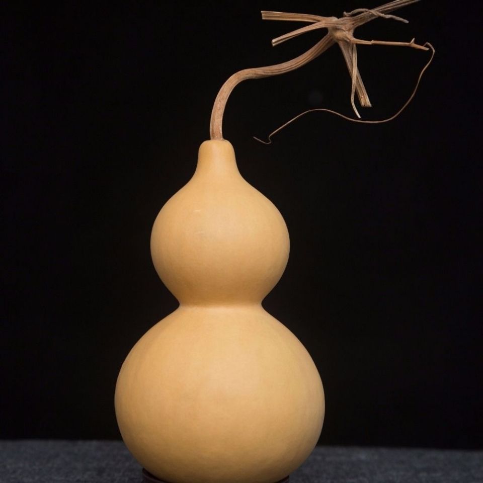 Natural Gourd Ornaments Large Handlehold Car Carry-on Pendant Home Craft Accessories Hand-Twisted Cultural Play Gourd