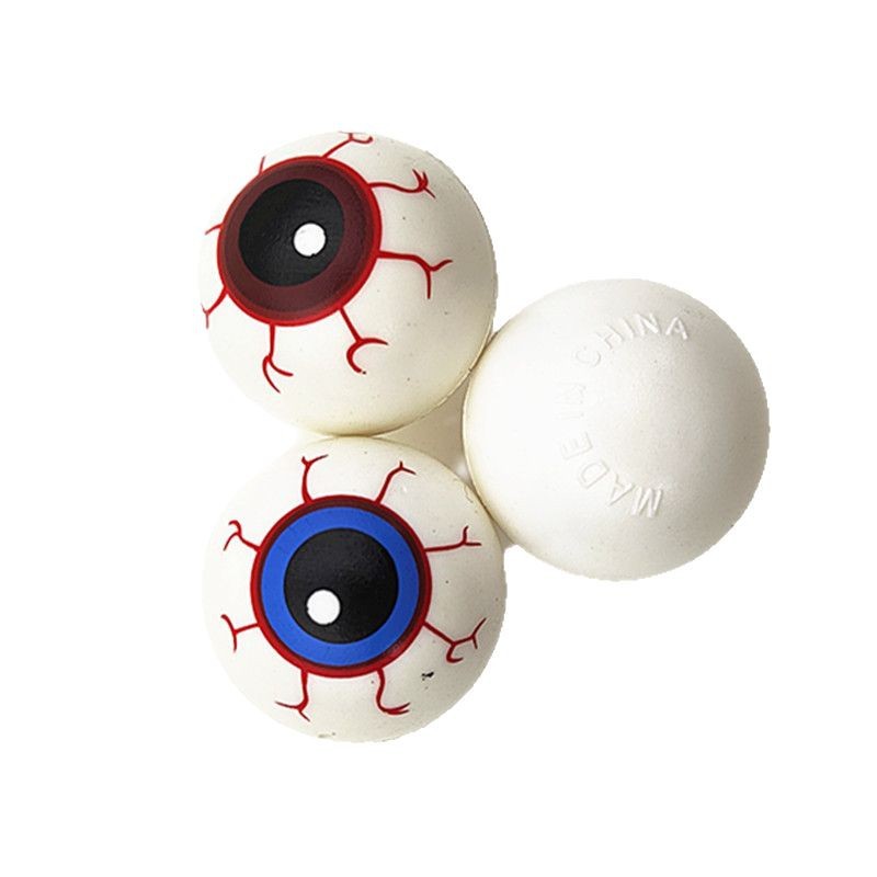 Colorful Halloween 3D Eyeball Rose Hollow Eyeball Twist Stick Eyeball 3.3cm 2.5cm