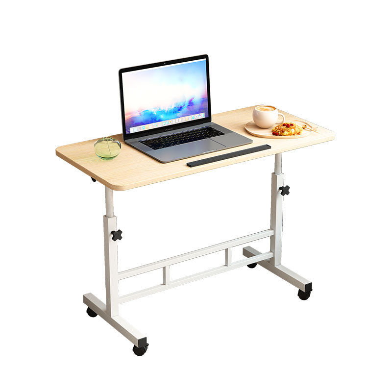 Folding Lifting Table Desk Universal Wheel Desktop Adjustable Height Home Dormitory Dining Table Student Office Bedside Table