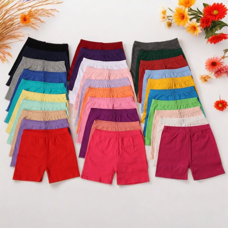 Детские танцевальные брюки тренировочные брюки хлопковые высокоэластичные обтягивающие брюки большие детские летние противосветовые латинские танцевальные шорты