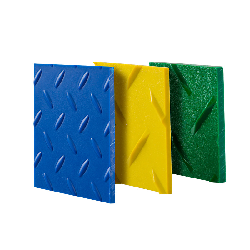 Polyethylene Road Base Plate Is Wear-Resistant, Non-Slip, Removable Temporary Paving Plate, High-Density Road Base Plate for Construction Sites