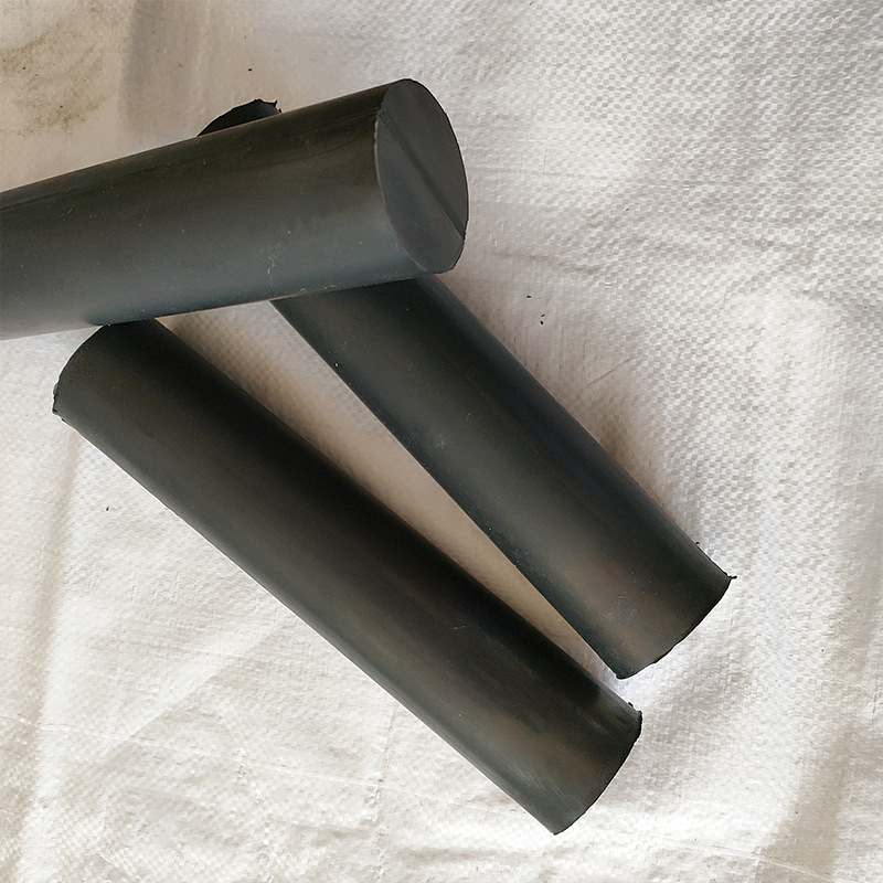 Black solid round strip rubber strip round strip neoprene rod solid rubber rod caulking rubber rod