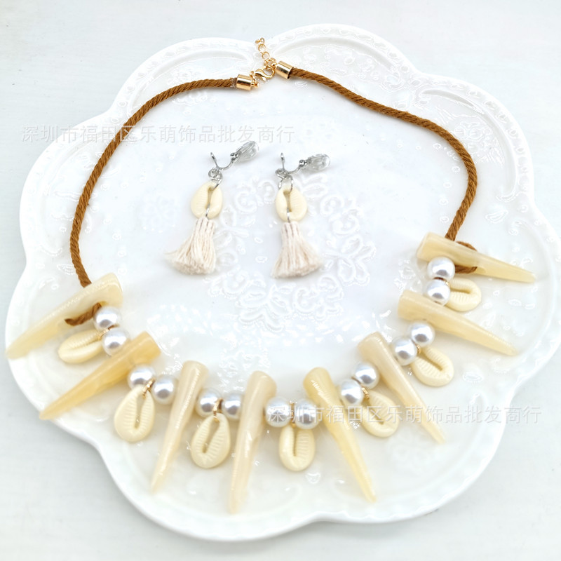 New Movie Ocean 2 Cartoon Hero's anklet Same Style Shell Princess's anklet Pearl Jewelry