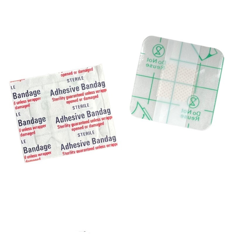 Factory Direct Sales Floating Needle Stickers 3.8 * 3.8cm Embedded Line Stickers, Waterproof and Breathable PU Band-aid