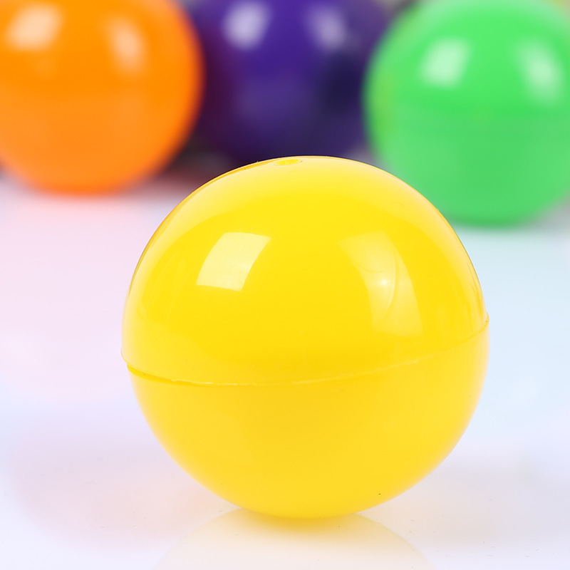 Factory wholesale color lottery ball hollow 4cm open lottery ball annual meeting celebration wedding lottery box with prize ball