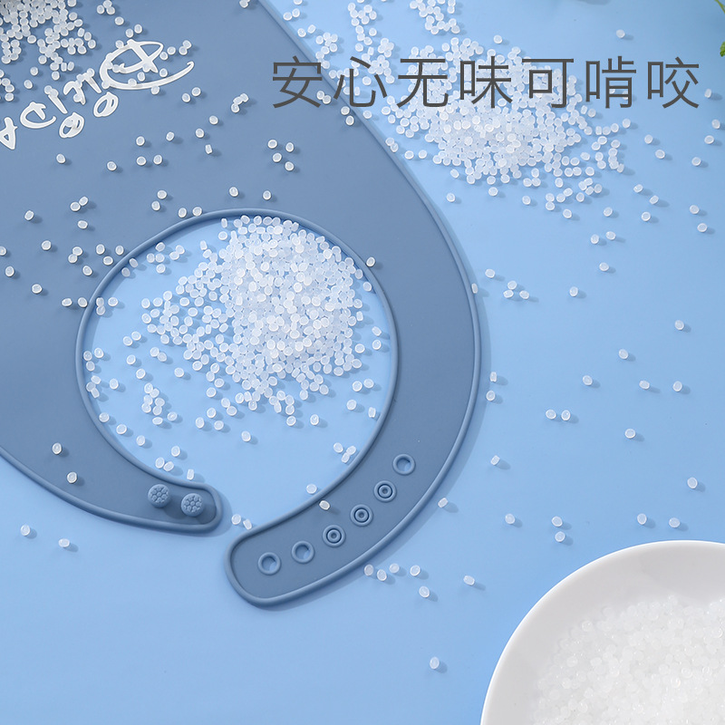 The bib for the elderly to eat for the adult waterproof bib for adults silicone rice pocket for the elderly drooling