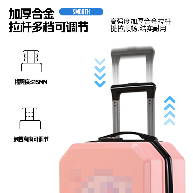 Children's Trolley Case Student Password Box Universal Wheel Cartoon Trolley Case Wholesale Printable Logo 18inch Luggage