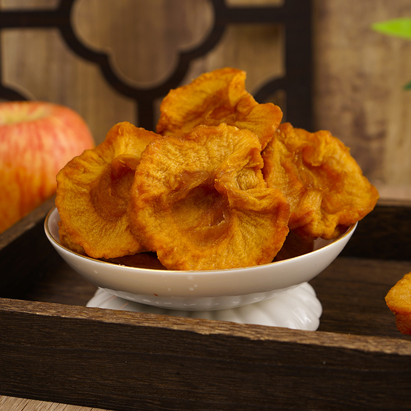 Yantai Dongrun Inverted Steamed Dried Apples, Three Steamed and Three Sun-Dried Internet Celebrity Snack Ingredient List, Only Soft and Glutinous Dried Apples