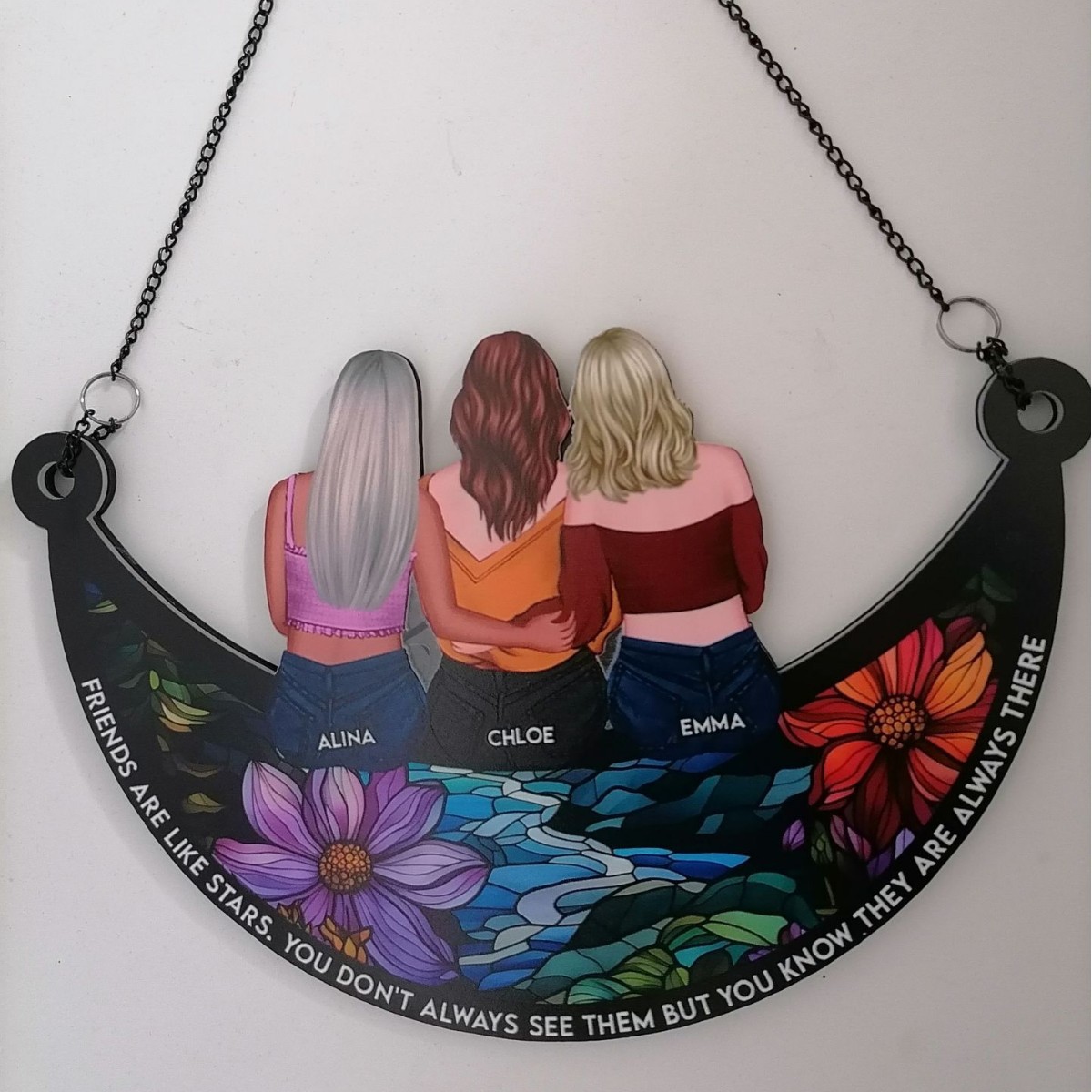 Personalized Customization Uv Printing Wood Products Patchwork Acrylic DIY Pendant Character Animal Pendant Combination