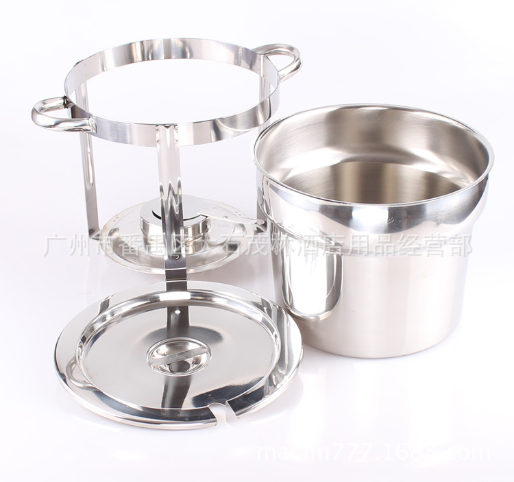 Factory wholesale 11 liter stainless steel self-service soup stove can be distributed heating plate
