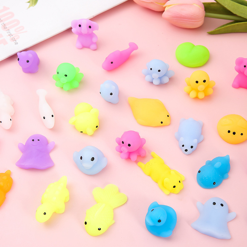 3g super cute little dumplings pinch music decompression toy cute animal pinch ball decompression children's hand pinch small toy