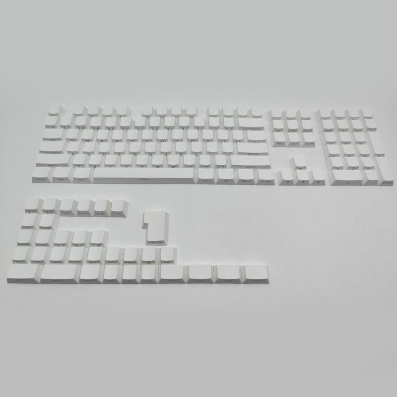 Side Engraving Talisman Translucent Original Height Two-Color Injection Molded White High Content Pbt Sublimation Side Engraved Keycaps