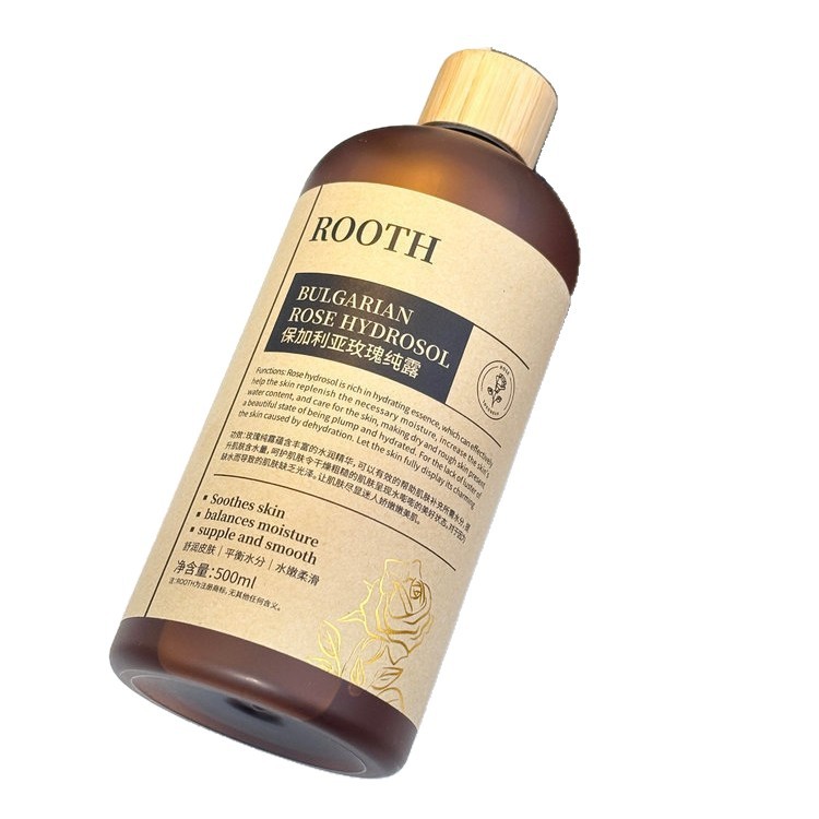 Rooth Bulgarian Rose Hydrosol Moisturizing and Hydrating No-Wash Brightening Skin Moisturizing and Smooth Skin Wet Compress Water