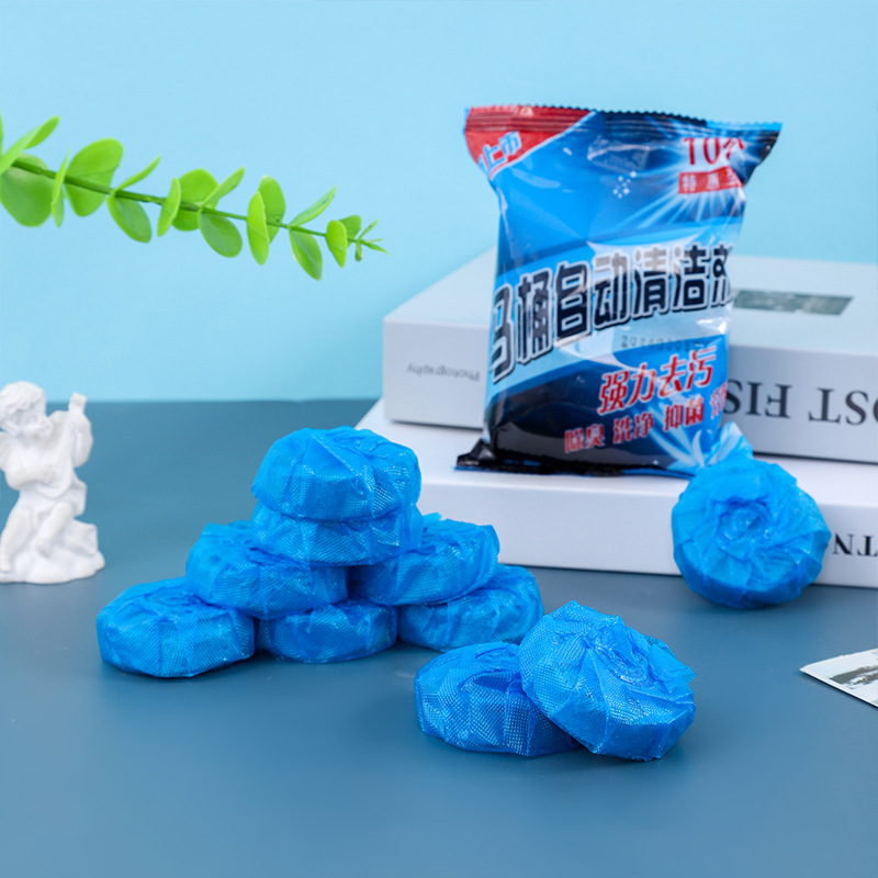 Новый продукт, синий пузырь для очистки туалетов, мощный блок для удаления пятен, автоматический очиститель, дезодорация