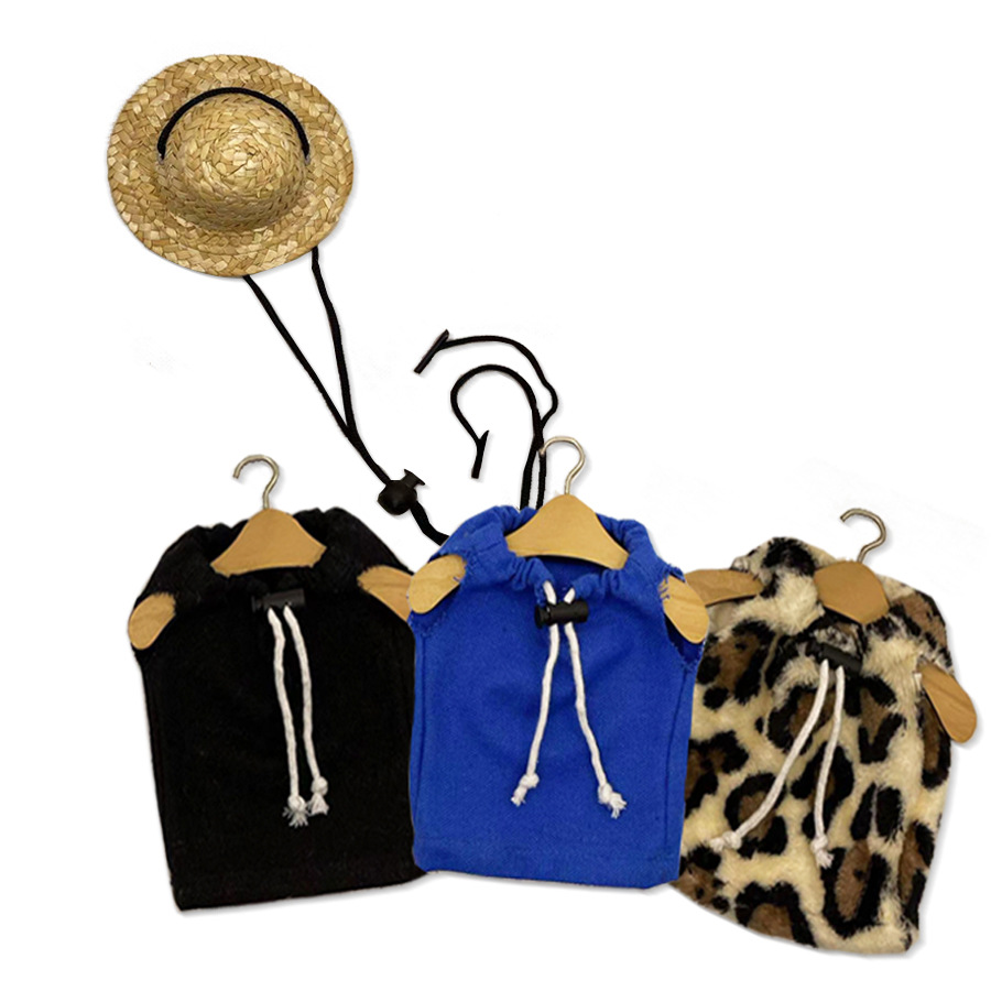 Lizard Clothes Traction Rope Hat Climbing Pet Going Out Transformation Clothes Walking Lizard Small Pet Clothes