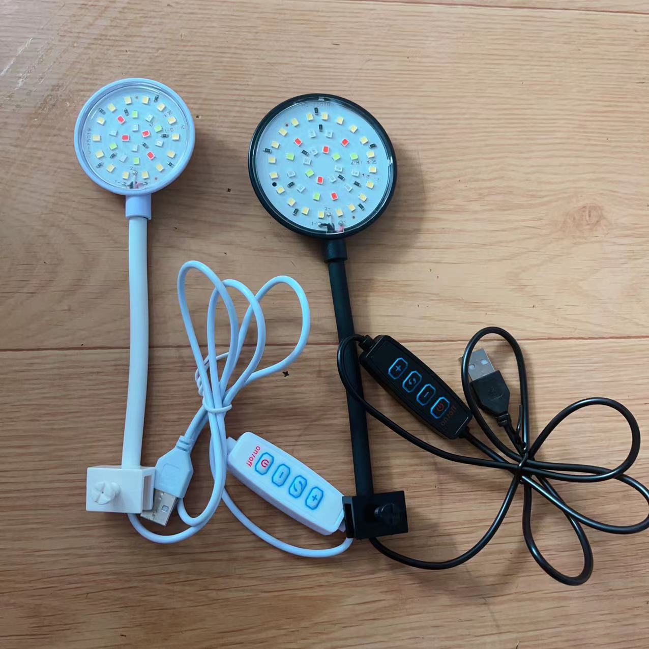 USB small fish tank lamp color changing dimming clip lamp led lamp aquarium lamp water plant lamp bucket fish tank lamp small tank small