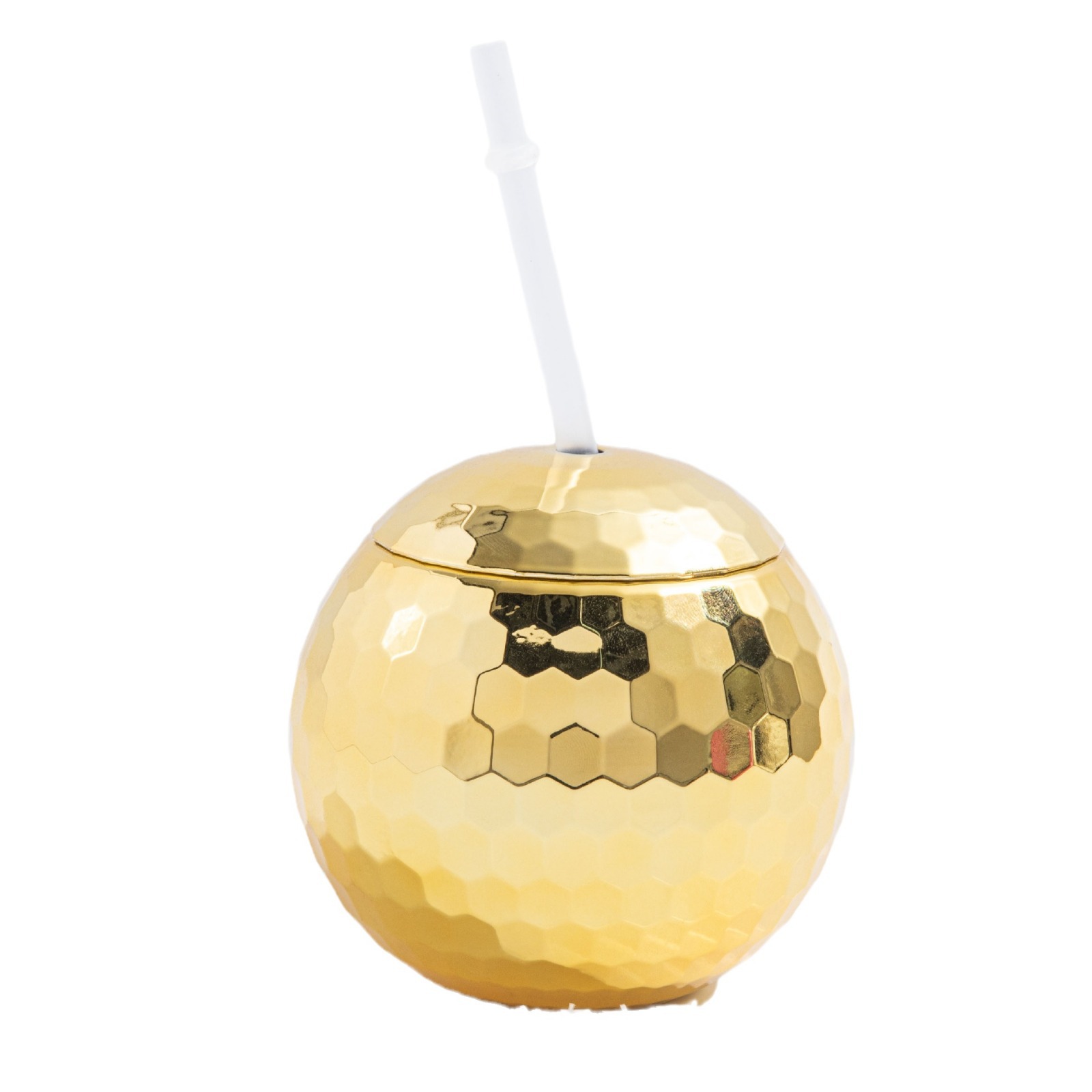 Creative simple DISCO ball drinking cup 600ML factory in stock wholesale portable new plastic cup with lid