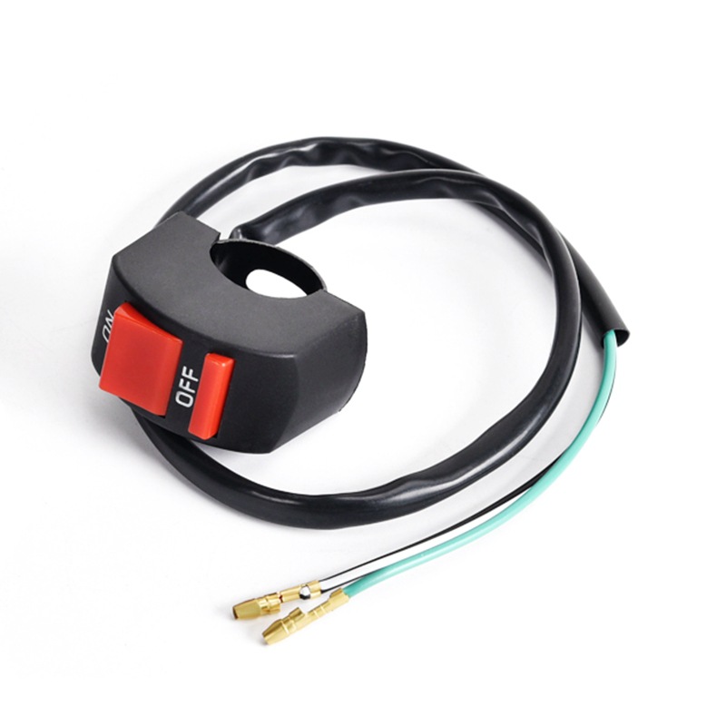 Wholesale motorcycle electric car modified switch handlebar faucet flameout switch LED headlight Modified 2-wire switch