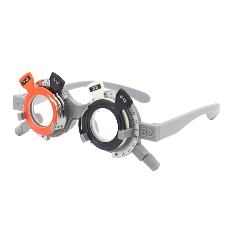 Glasses optometry equipment optometry insert box lens box 266 pieces plastic ring aluminum box suit foreign trade model