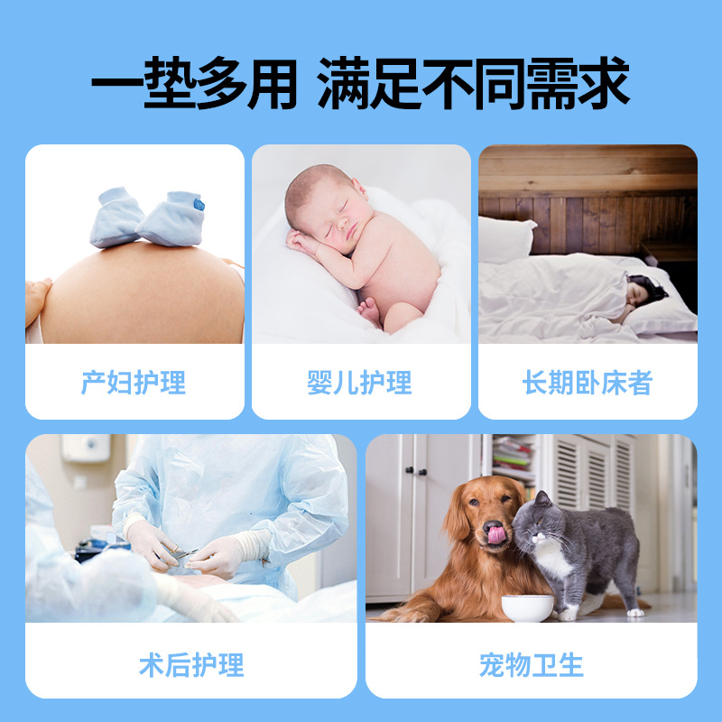 Cross-Border Export Medical Care Pad for the Elderly Disposable Adult Care Pad Diaper Pad Baby Maternity Puerperal Pad