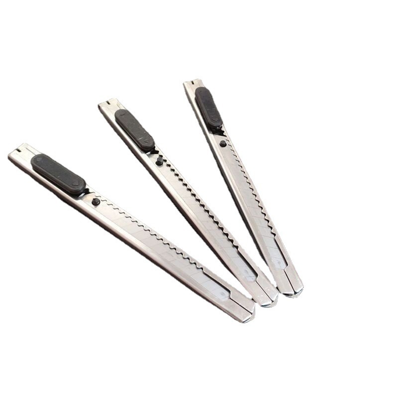 small size portable utility knife stainless steel tool knife metal office stationery paper cutter film blade