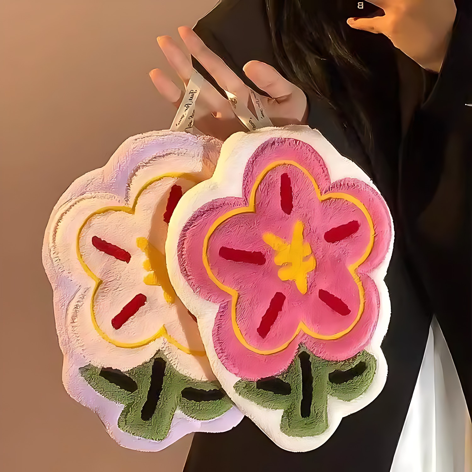 Плотное кухонное полотенце с милыми цветами, без ворса, супер абсорбирующее, быстрое высыхание, можно повесить