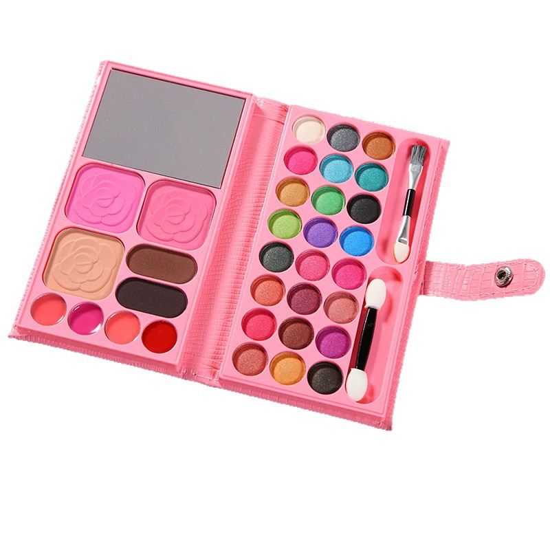 33-Color Leather Bag Eyeshadow Makeup Palette Set Xizhi Eyeshadow 33-Color Eyeshadow Palette Wholesale Cross-Border