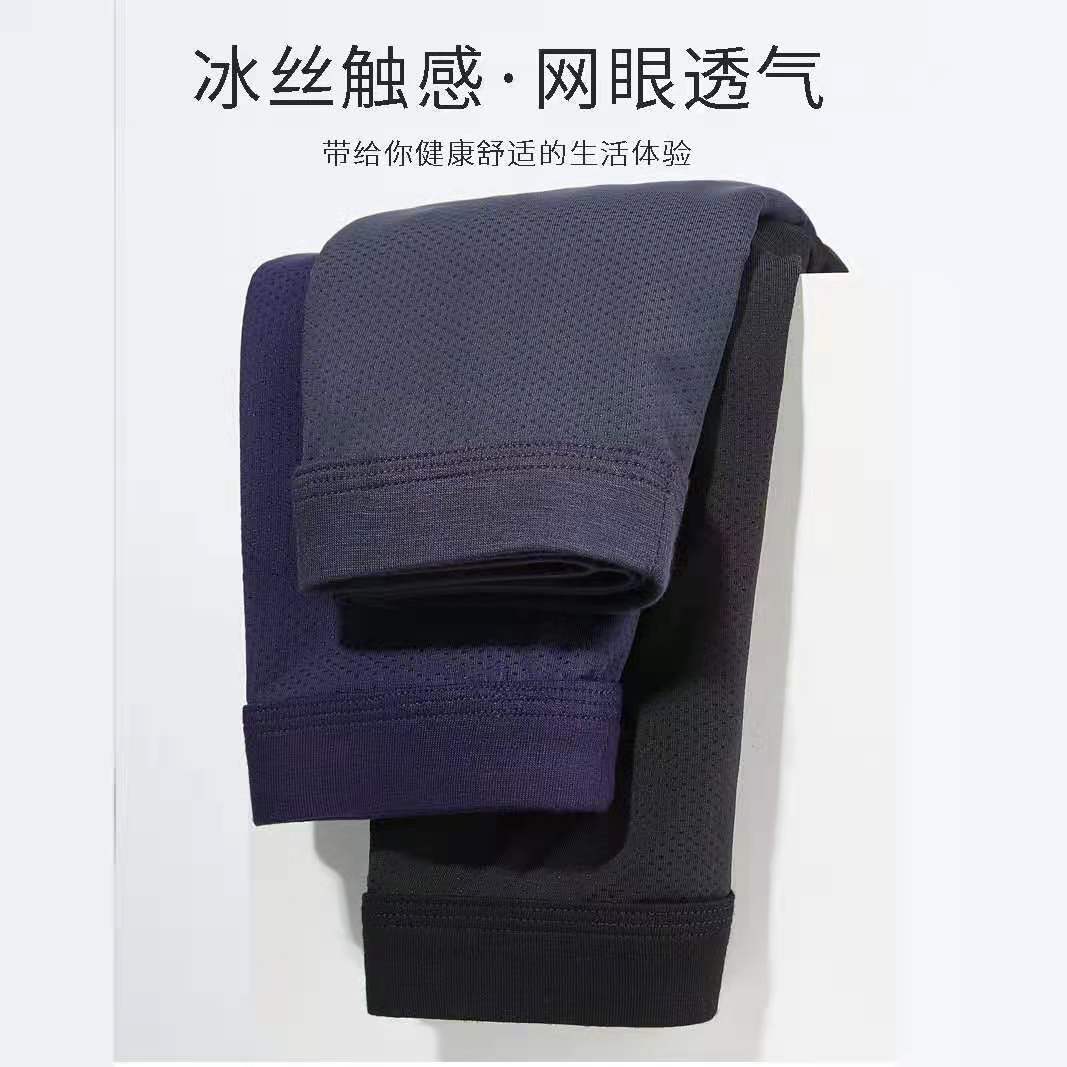 Ice Silk Men's Underwear Mesh U Convex Modal Men's Boxer Shorts Summer Fashion Men's Underwear Manufacturer Wholesale