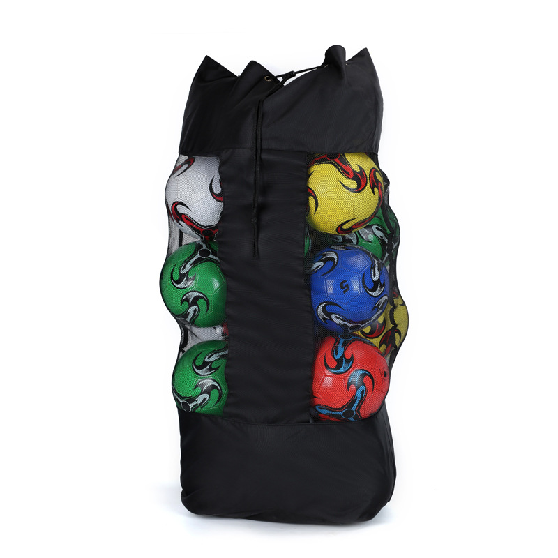 Large Soccer Bag Basketball Net Bag Canvas Basketball Bag Basketball Bag Football Sports Bag Storage Thick Type