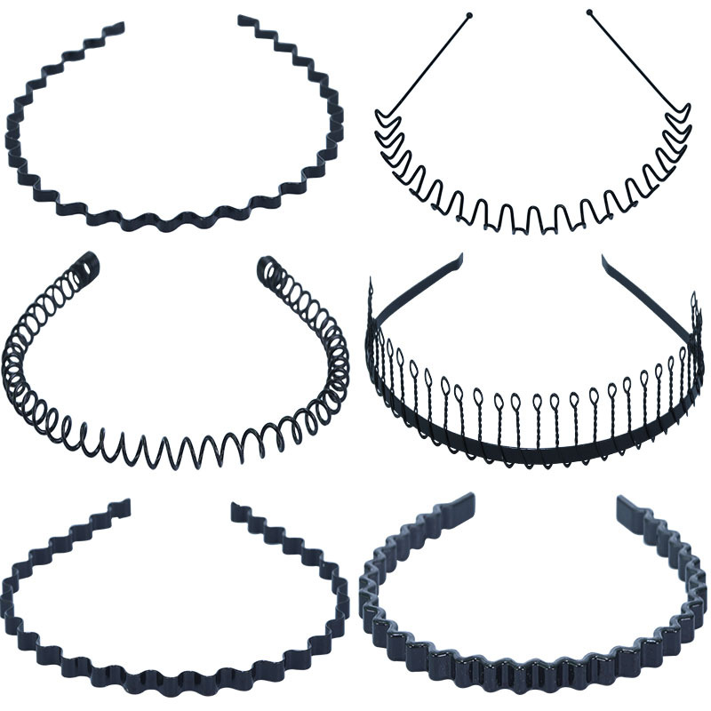 Мужская и женская невидимая спортивная повязка на голову, простая корейская стильная повязка