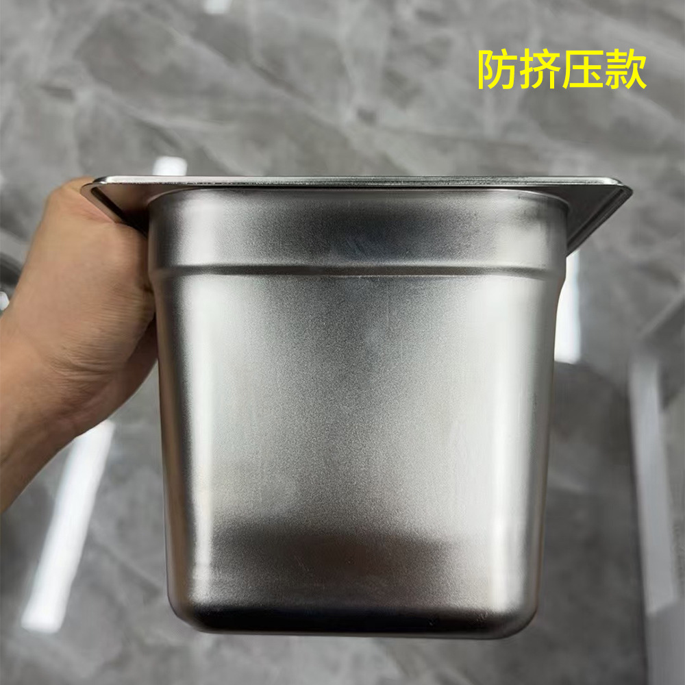 Stainless Steel Portion Tray Rectangular Portion Box with Lid Square Tray Fast Food Truck Food Tray European American Style Platter