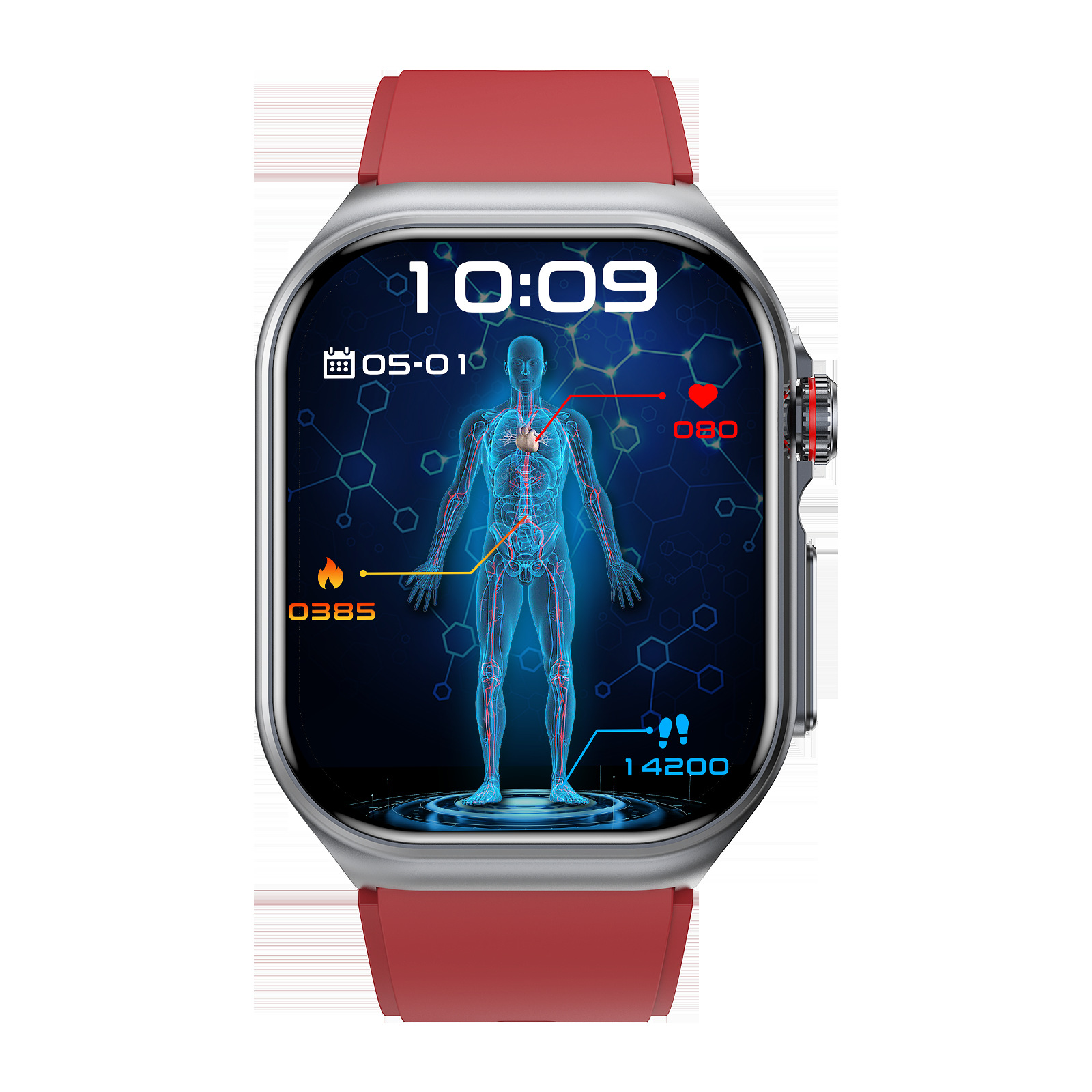 Умный Bluetooth звонок Xiangmingda Et585 NFC ЭКГ Мониторинг здоровья Кровяные ингредиенты Уровень сахара