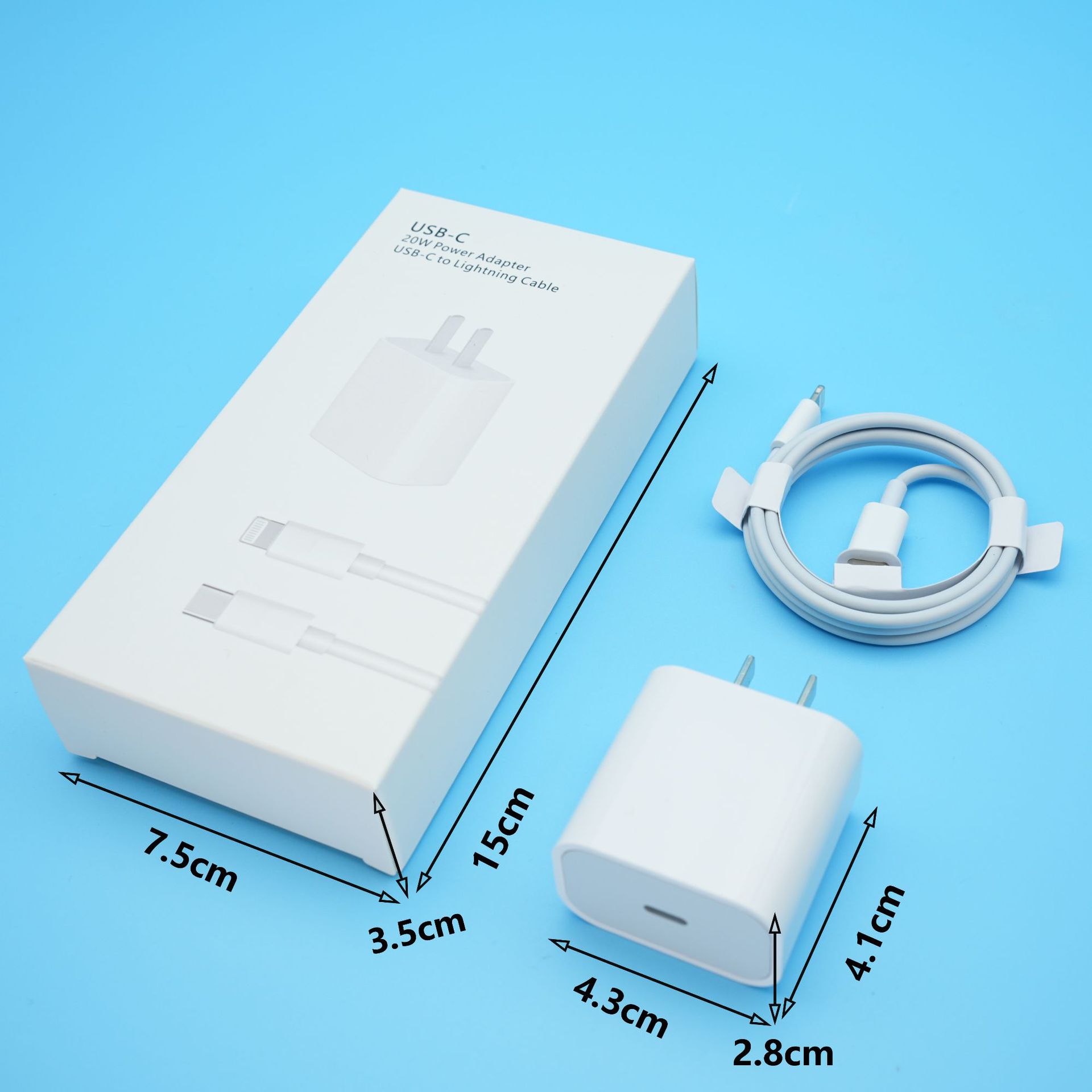 PD20W fast charging head suit data cable for Apple 13/14 original factory wholesale charger head