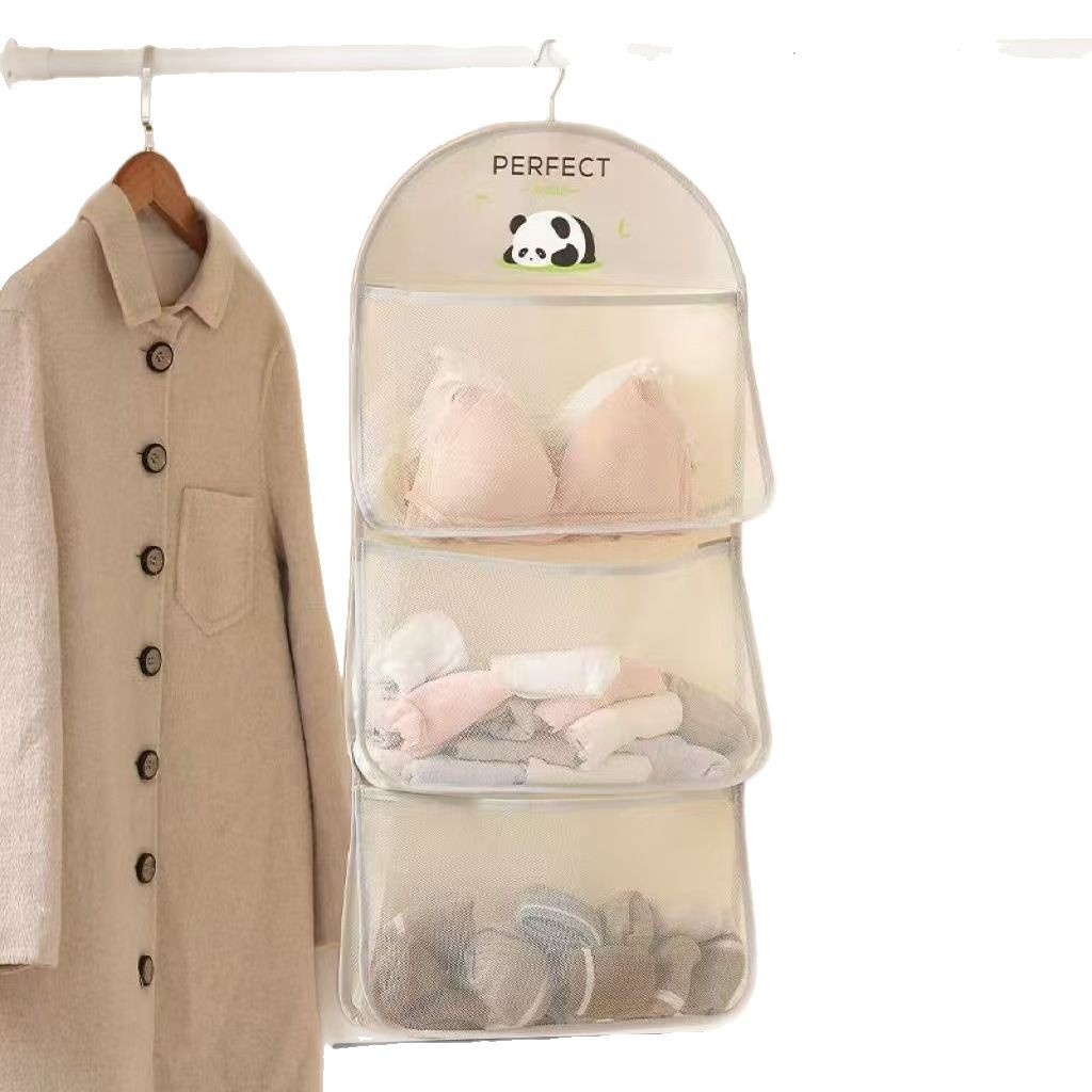 Socks Storage Hanging Bag Wardrobe Dormitory Storage Net Bag Underwear Storage Wall Hanging Organize Storage Bag Storage Bag