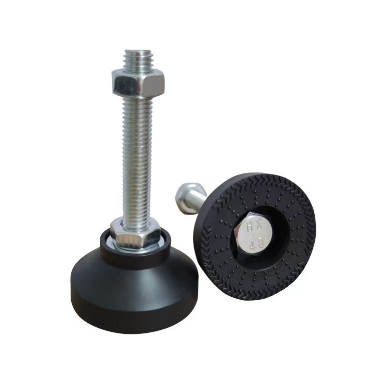 Enhanced Solid Nylon Fixed Aluminum Profile Foot Cup, Load-Bearing Table Foot Cup