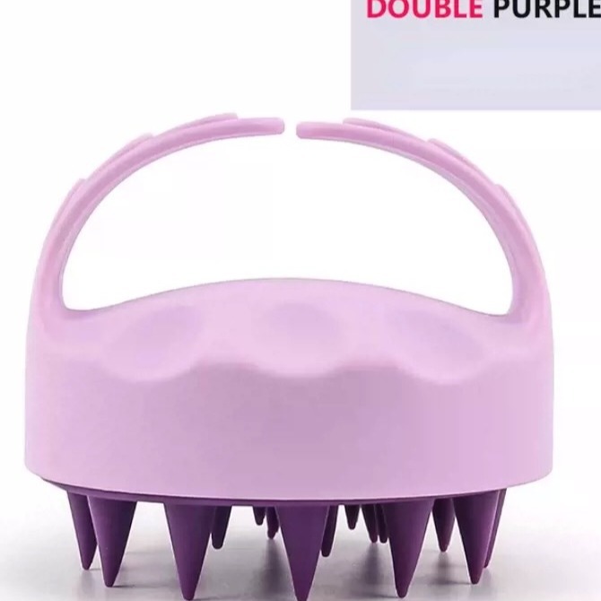 TEMU Cross-border Hair Shampoo New Style Scalp Shampoo Head Massage Brush Hair Shampoo Soft Glue Shampoo Brush