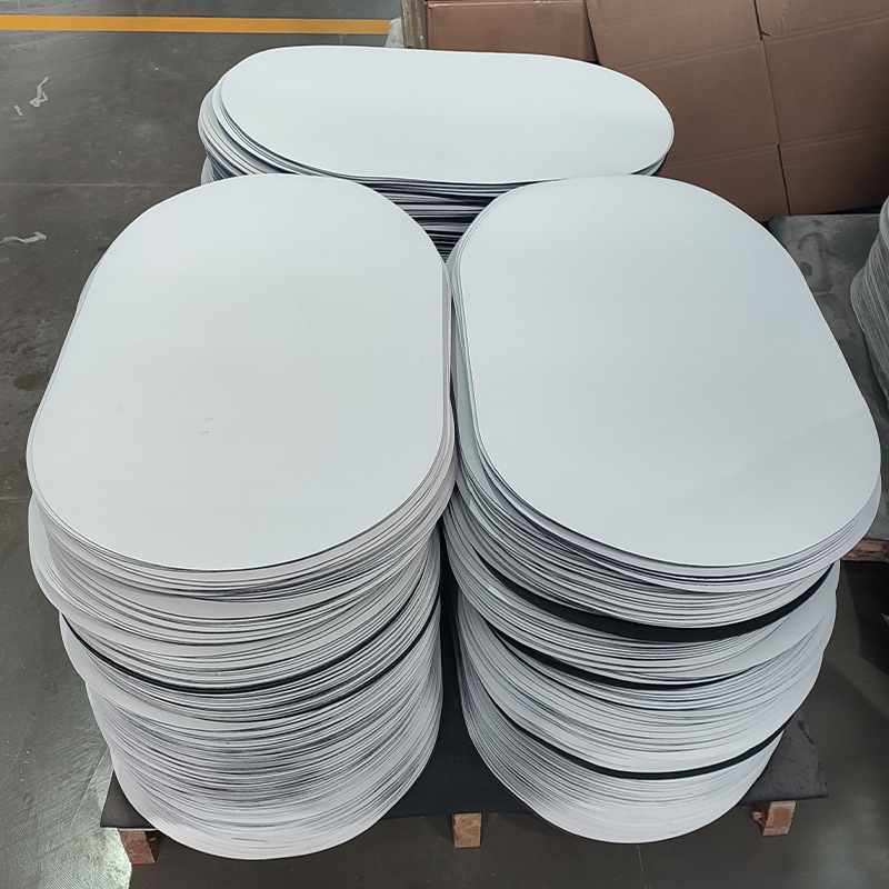 Supports Various Sizes and Patterns of White Diatomaceous Earth Rubber Mat Raw Materials, Oval-Shaped Absorbent Soft Mats, Non-Slip