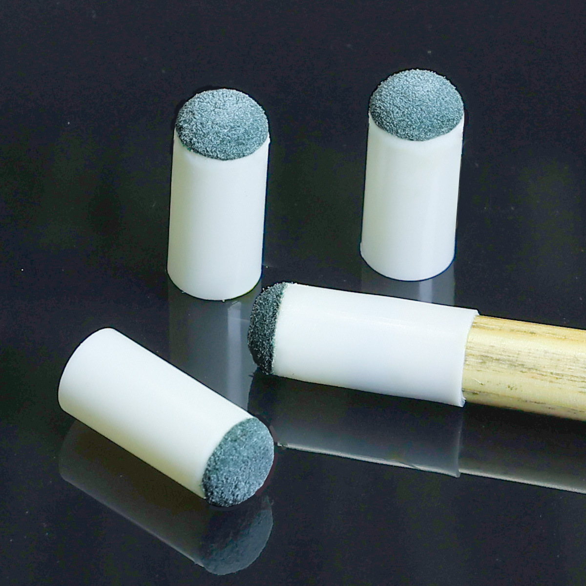 Billiard Cue Tip Cover Leather Tip Gun Tip Billiard Cue Tip Cap Small Tip Cover Male Rod Plastic 10mm Replacement Tip