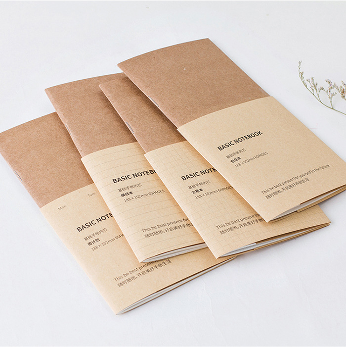 Paper and ink life notebook travel series TN hand book replacement core basic kraft paper hand book month plan book