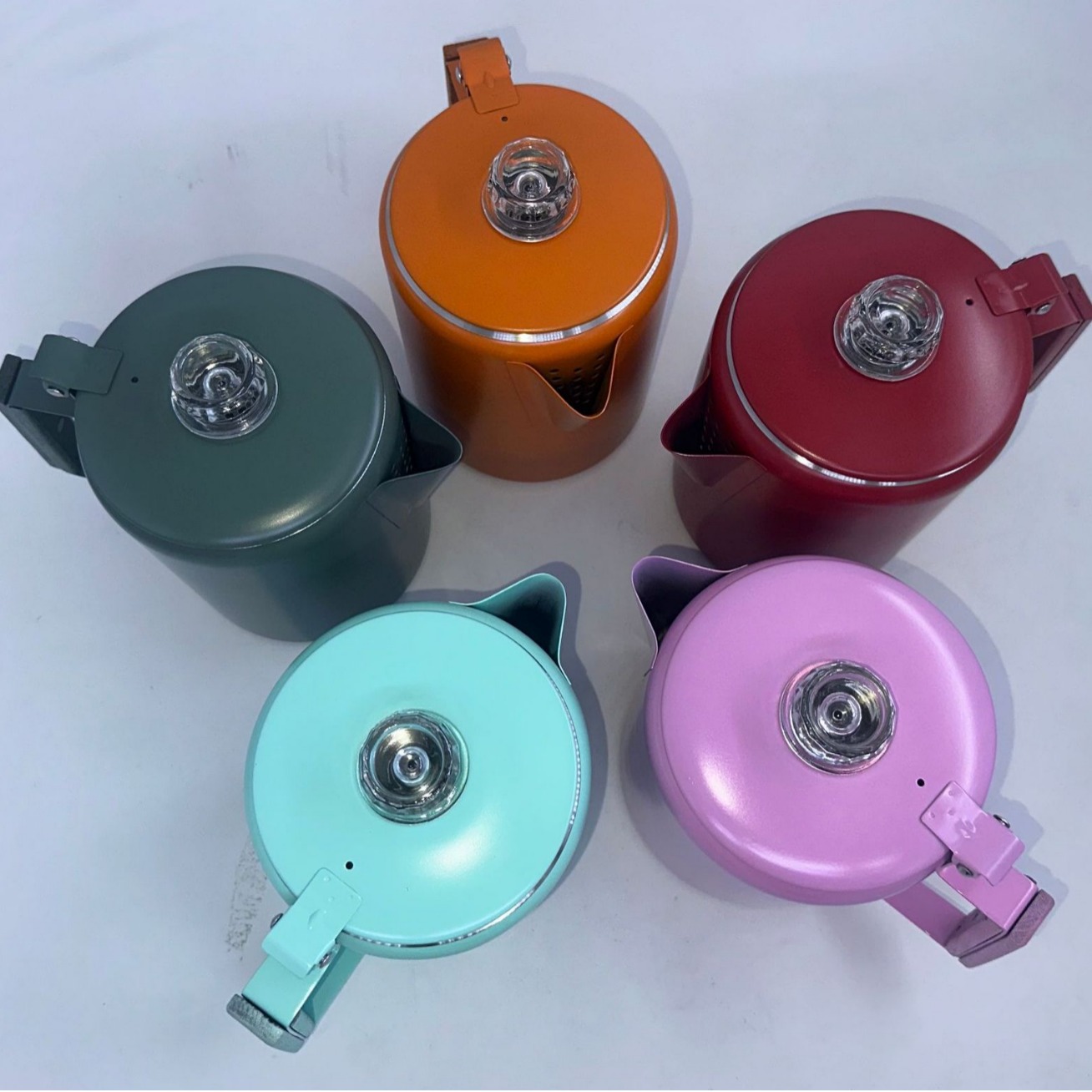 Candy Color Stainless Steel Wild Coffee Pot, American Coffee Pot, Coffee Extract Pot, Coffee Distillation Pot