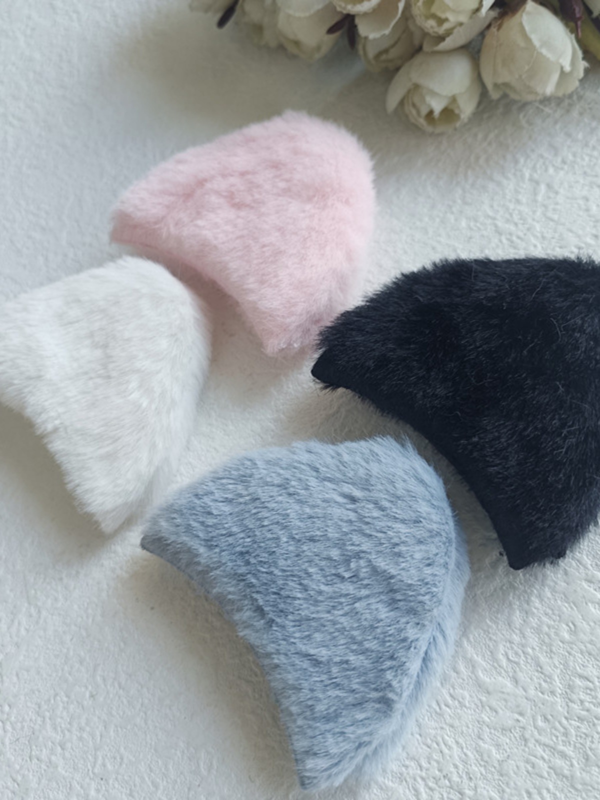 Decorative Bar Material Should be Aid Accessories diy Plush Hair Clip Double-sided F256 Accessories Ear Cat Material Pillow