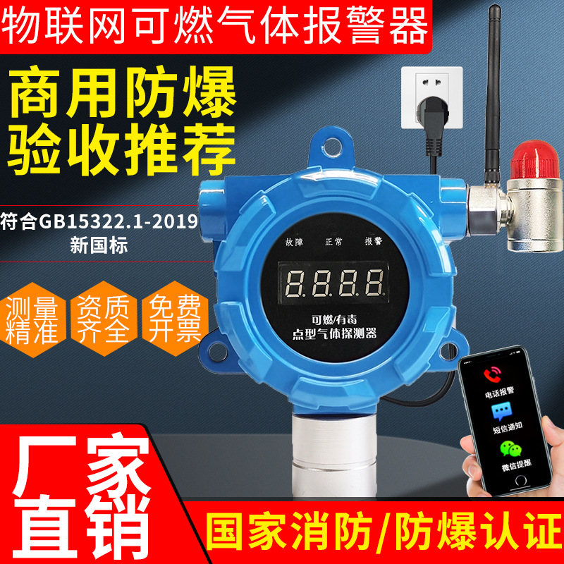 Wireless fixed sulfur dioxide gas alarm detector SO2 alarm detector in sulfur dioxide gas detector