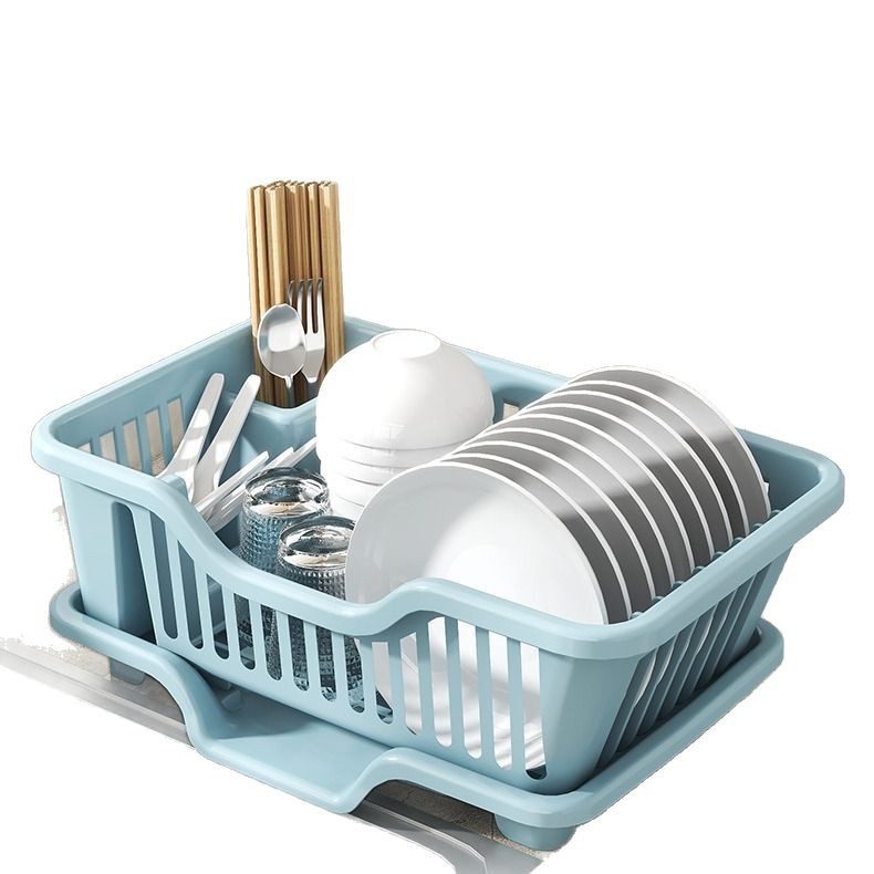Drainage Dish Rack Kitchen Countertop Tableware Water Filter Storage Cupboard Household Multi-Functional Sink Rack