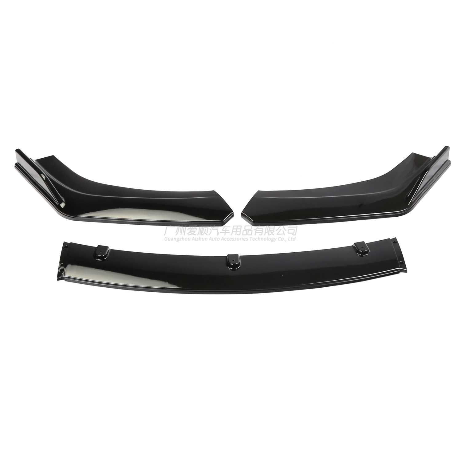 Suitable for 2016-2019 Civic three-section front shovel modified car front shovel carbon pattern wrap angle small surround