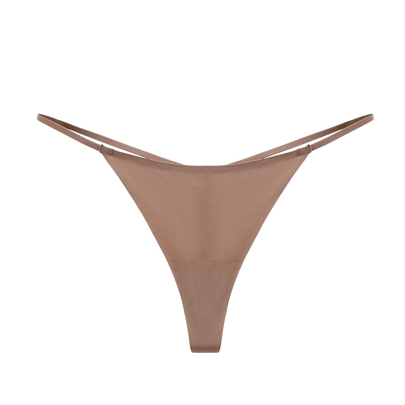 Cross-border European and American seamless underwear sexy thin belt buckle T pants girls fitness underwear one-piece ladies underwear