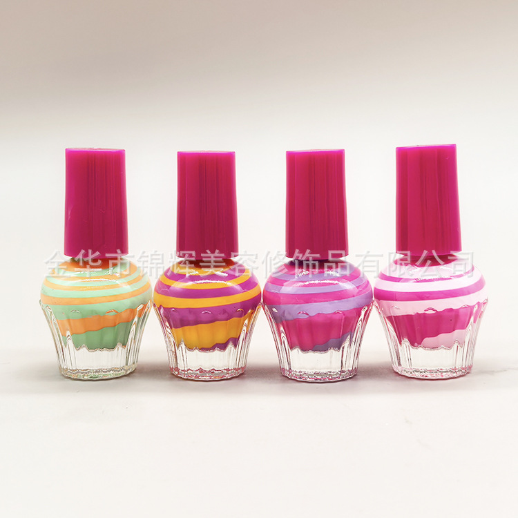 Только для Экспорта, Водорастворимый Лак для Ногтей для Детей, Многоцветный Спиральный Лак для Ногтей